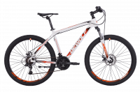 Велосипед Dewolf Ridly 20 26" белый/красно-оранжевый/черный Рама: 20" (2021)