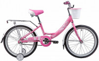 Велосипед Novatrack Girlish 20", розовый (2019)