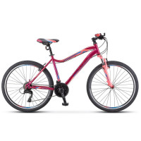 Велосипед Stels Miss-5000 D 26" V020 вишневый/розовый (2021)