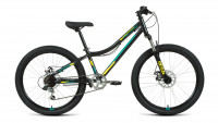 Велосипед Forward Titan 24 2.0 D черный/желтый рама: 12" (2022)