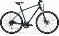 Велосипед Merida Crossway 100 28" Teal-Blue/Silver-BlueLime Рама: XL (2022)