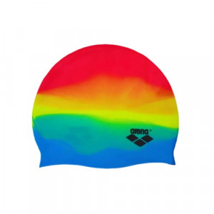 Шапочка для плавания Arena Silicone Swim Cap красно-синяя 