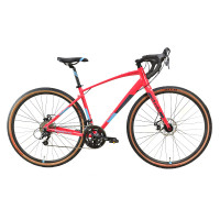 Велосипед Stark Gravel 700.5 D 28" красный/синий/голубой рама: 18" (2024)
