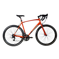 Велосипед Stark Peloton 700.1 оранжевый/черный/серый рама: 18" (2024)