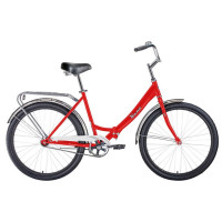 Велосипед Forward-Kama 26" красный/серебристый рама: 18.5" (2024)