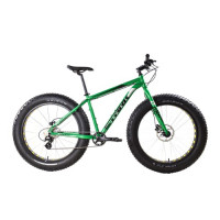 Велосипед Stark Fat 27.3 HD зеленый/черный/белый рама: 20" (2024)