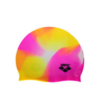 Шапочка для плавания Arena Silicone Swim Cap желто-розовая