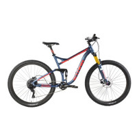 Велосипед Stark Tactic FS LT 29.5 HD темно-синий матовый/красный рама: 22" (2024)