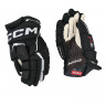 Перчатки CCM JetSpeed FT6 JR black/white - Перчатки CCM JetSpeed FT6 JR black/white