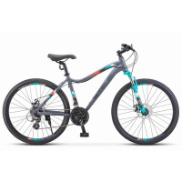 Велосипед Stels Miss-6100 MD 26" V030 синий/серый рама: 17" (2023)