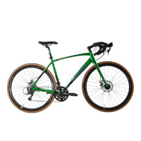 Велосипед Stark Peloton 700.4 D зеленый/черный, серый рама: 18" (2024)