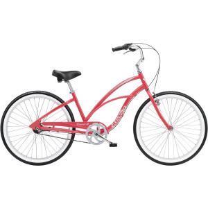 Велосипед Electra Cruiser 3i Step-Thru 26&quot; Hibiscus Red (2024) 