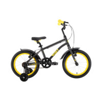 Велосипед Stark Foxy Boy 16 черный/желтый (2024)