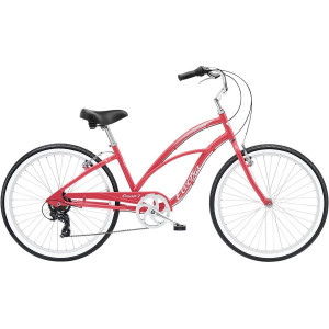 Велосипед Electra Cruiser 7D Step-Thru 26&quot; Hibiscus Red (2024) 