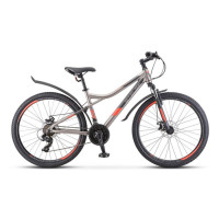 Велосипед Stels Navigator-610 MD 26" V050 черный/красный рама: 14" (2024)