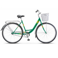 Велосипед Stels Navigator-345 28" Z011 зеленый рама: 20" (сборная корзина) (2024)