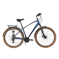 Велосипед Stark Touring 28.2 D темно-синий матовый/черный рама: 16" (2024)