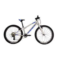 Велосипед Stark Geek 24 лакированный алюминий/фиолетовый рама: 12" (2024)