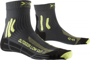 Носки X-Socks Trek Outdoor Low Cut Men Anthracite/Lime (2021) 