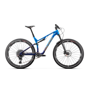 Велосипед Titan Racing Cypher 120 Carbon Pro 29&quot; Light Blue/Dark Blue/Gold рама: L (19&quot;) (2024) 