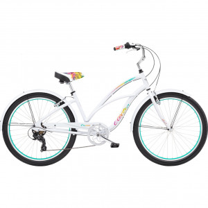 Велосипед Electra Cruiser Lux 7D Step-Thru 24&quot; Bright White (2024) 