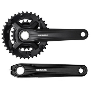 Система Shimano, MT210-2B, 175мм, 36/22T, инт. вал, цв. черн, для 9ск., CL:+3мм, без уп. (2021) 