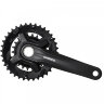 Система Shimano, MT210-2B, 175мм, 36/22T, инт. вал, цв. черн, для 9ск., CL:+3мм, без уп. (2021) - Система Shimano, MT210-2B, 175мм, 36/22T, инт. вал, цв. черн, для 9ск., CL:+3мм, без уп. (2021)