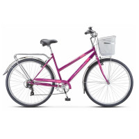 Велосипед Stels Navigator-355 V 28" Z011 пурпурный (корзина внутри) рама: 20" (2024)