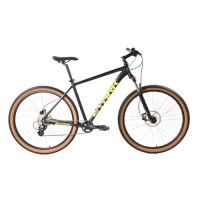 Велосипед Stark Hunter 29.3 HD черный/кислотно-желтый рама: 18" (2024)