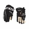 Перчатки CCM Tacks XF Pro YTH black/white - Перчатки CCM Tacks XF Pro YTH black/white