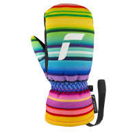 Варежки Reusch Carter R-Tex XT Junior Mitten black/multicol lines Варежки Reusch Carter R-Tex XT Junior Mitten black/multicol lines