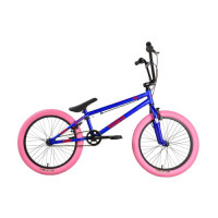 Велосипед Stark Madness BMX 1 20" ярко-синий/красный/светлый розовый (2025)