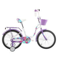Велосипед Stels Mistery C 18" Z010 белый/фиолетовый (2024)
