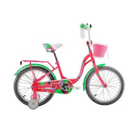 Велосипед Stels Mistery C 18" Z010 розовый/зеленый (2024)