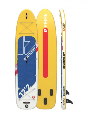 Сапборд Prime Sup Discovery 12&#039;2&quot; x 34&quot; x 6&quot; yellow (2024) 