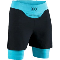 Шорты женские X-Bionic Effektor 4D Running Streamlite Shorts WMN black/effektor turquoise B030