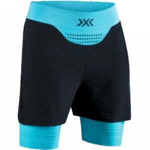 Шорты женские X-Bionic Effektor 4D Running Streamlite Shorts WMN black/effektor turquoise B030 