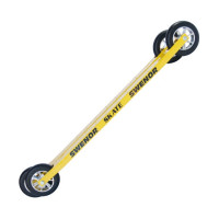 Лыжероллеры коньковые Swenor Skate 580 мм. (№ 2/средние) желтые/черные