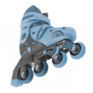 Коньки роликовые Globber Learning Skates 2in1 пастельно-синие 