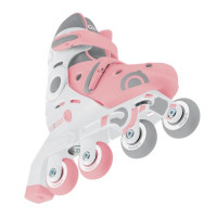 Коньки роликовые Globber Learning Skates 2in1 пастельно-розовые