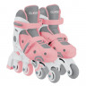 Коньки роликовые Globber Learning Skates 2in1 пастельно-розовые - Коньки роликовые Globber Learning Skates 2in1 пастельно-розовые