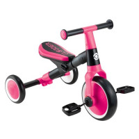 Трехколесный велосипед-беговел Globber Learning Trike (2 in 1) розовый