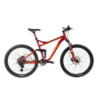 Велосипед Stark Tactic FS 27.4 HD красный матовый/оранжевый рама: 18" (2024)