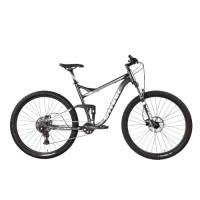 Велосипед Stark Tactic FS 29.4 HD серый матовый/серебристый металлик рама: 18" (2024)