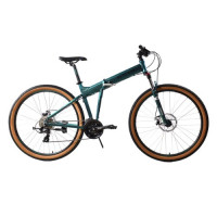 Велосипед Stark Cobra 29.2 D зеленый металлик/черный рама: 18" (2024)