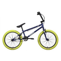 Велосипед Stark Madness BMX 1 20" темно-синий матовый/серебристый/хаки (2024)