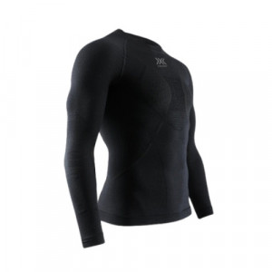 Рубашка мужская X-Bionic Merino Shirt Round Neck LG SL black/black B026 