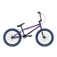 Велосипед Stark Madness BMX 4 20" серо-фиолетовый/черный/темно-синий (2024)
